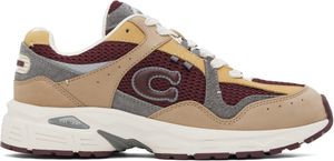 Coach 1941 Baskets C301 brun et bourgogne