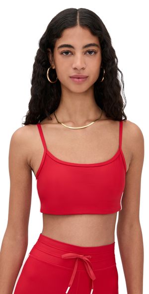 The Upside Oxford Hutton Scoop Bra Cherry XXS