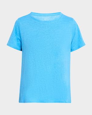 Crewneck Organic Linen Jersey Tee