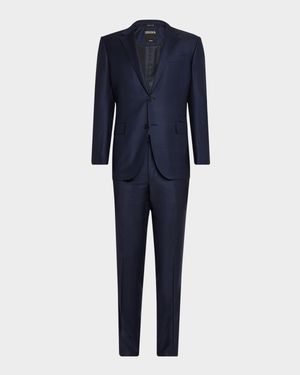 Men's Trofeo Tonal Plaid Suit