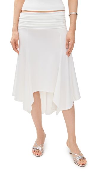 GUIZIO Soffiano Skirt Ivory XXL