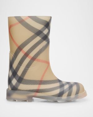 Kid's Marsh Check Rain Boots, Toddler/Kid
