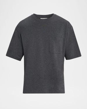 Men's Pique Relaxed-Fit Pocket T-Shirt