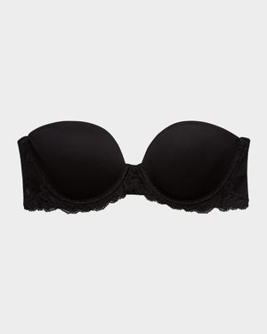 Feathers Strapless Plunge Bra