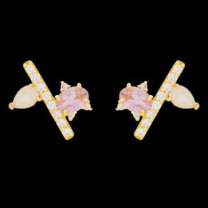 Lavani Jewels - Boucles d'oreilles - Taille Unique - Rose
