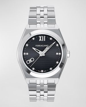 Vega New Bracelet Watch with Diamonds, 40mm