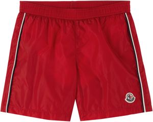 Moncler Enfant Big Kids Red Nylon Swim Shorts
