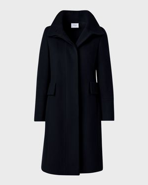 Duffle Knee-Length Wool Coat