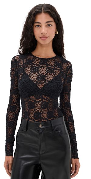 Favorite Daughter The Heart Of A Woman Thong Bodysuit Black XL