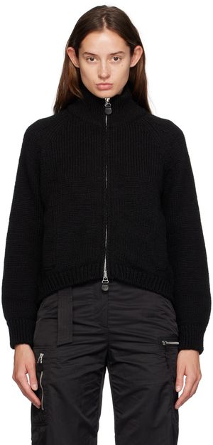 OUR LEGACY Black Ultra Zip Funnel Sweater