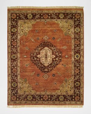 Medallion Hand Knotted Rug 9' x 12'
