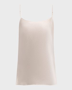 Satin Scoop-Neck Cami