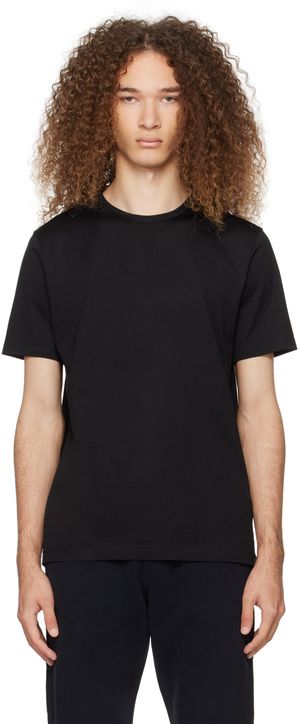 Sunspel Black Classic T-Shirt