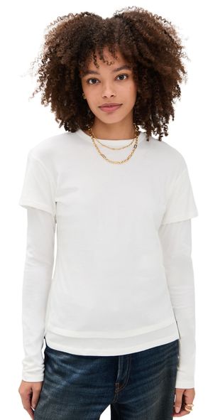 EB Denim Rory Layered Long Sleeve White XL