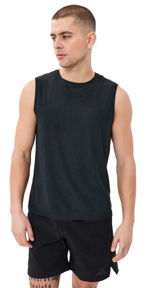 Beyond Yoga Featherweight Freeflo Muscle Tank 2.0 Darkest Night XXL
