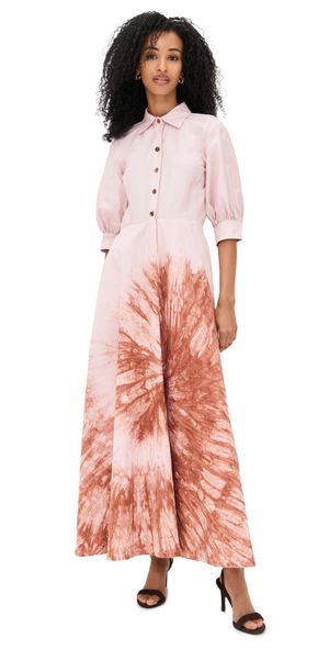 Busayo Sumi Dress Golden Brown/Brown S