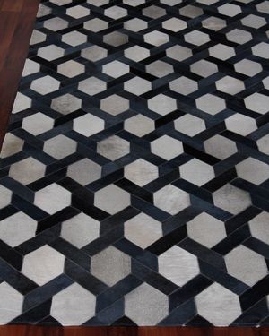 Solomon Hairhide Rug, 12' x 15'