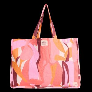 Feeka - Tote bag en coton imprimé - Taille Unique - Orange