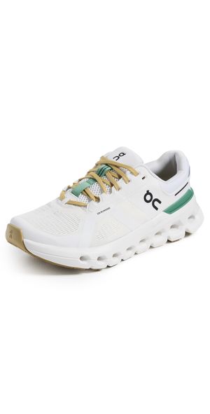 On Cloudrunner 2 Sneakers White Green 8