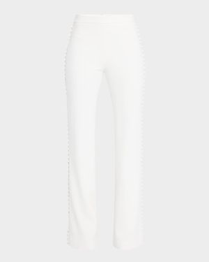 Marais Buttoned Crepe Trousers