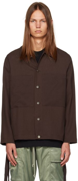 Song for the Mute Brown Patch Pocket Jacket