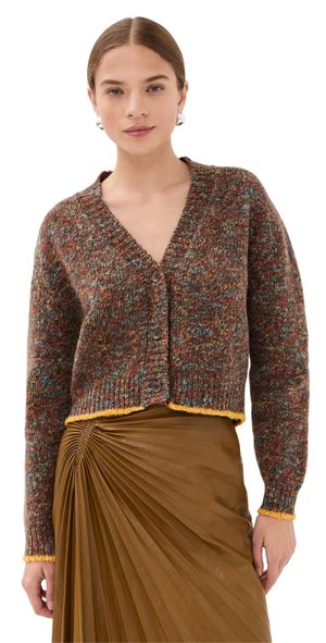 The Elder Statesman Confetti Cardigan Confetti Multi M