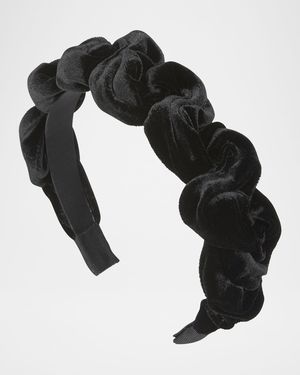 Lia Knot Velvet Headband