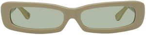 UNDERCOVER Lunettes de soleil blanc cassé en acétate