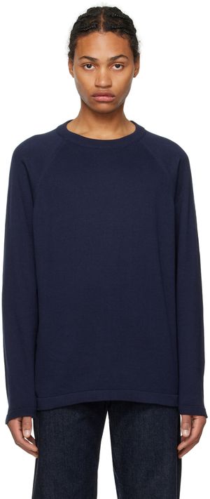 nanamica Navy Crewneck Sweater