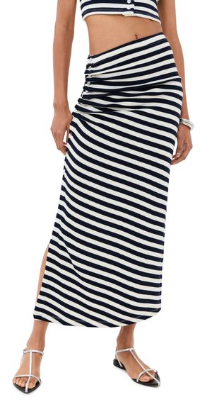 rabanne Jupe Skirt Navy/Cream 36