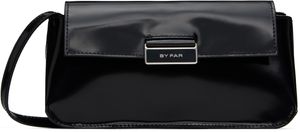 BY FAR Black Tilda Semi Patent Leather Bag