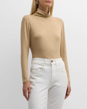 Veda Jersey Turtleneck Top