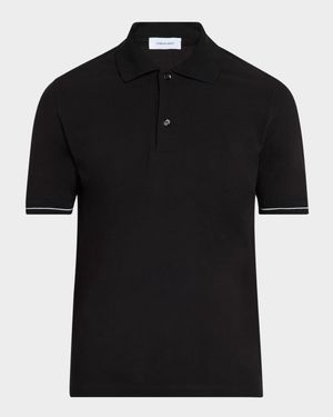 Men's Polo Shirt with Neck Signature