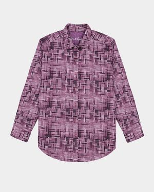 Men's Berkley Basketweave Stretch Sport Shirt