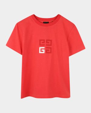 Boy's 4G Graphic T-Shirt, Size 4-6