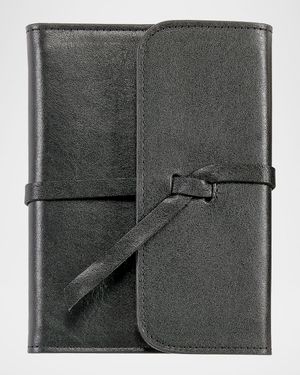 7" Refillable Leather Wrap Journal