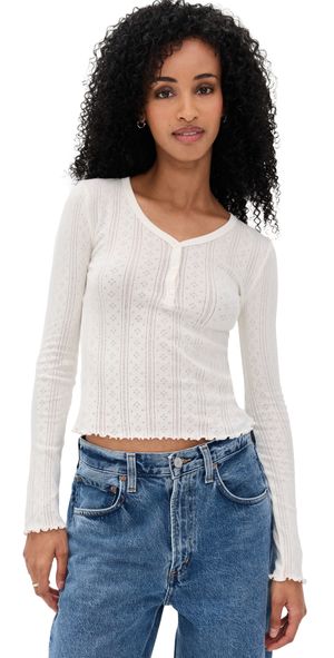 DAZE Bunny Top Cloud Dancer XS