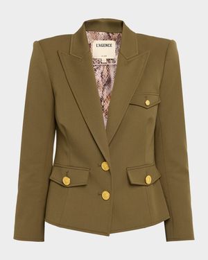 Wylla Structured Single-Breasted Blazer