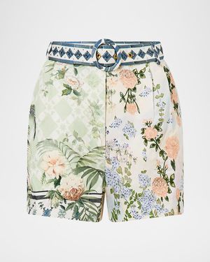 Jardim Party Tuck Front Shorts