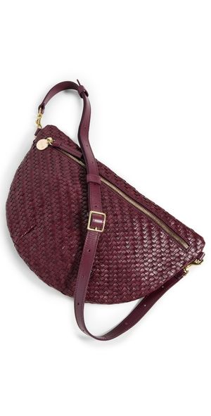 Clare V. Grande Fanny Pack Cassis One Size