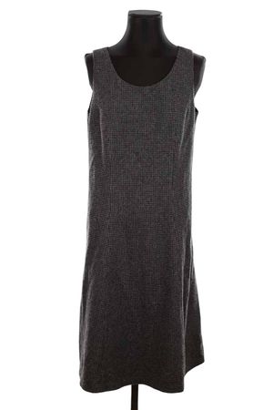 Agnes B. - Seconde Main - Robe en laine - Taille XL - Gris