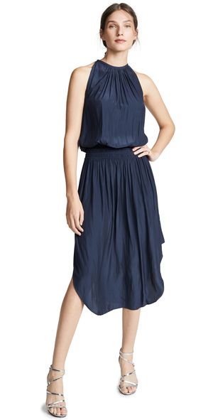 Ramy Brook Audrey Dress Navy L