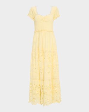 Bisolet Embroidered Maxi Dress