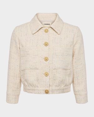 Jia Cropped Tweed Jacket