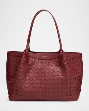 Secret Small Mosaic Leather Tote Bag