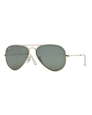 Metal Polarized Aviator Sunglasses