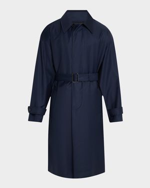 Men's Belted Trench Coat