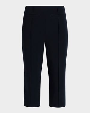 Lemonis Pintuck Capri Pants