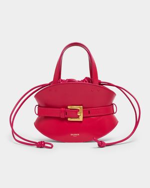 Shuffle Mini Belted Crossbody Bag in Leather