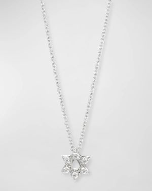 Diamond Star of David Necklace